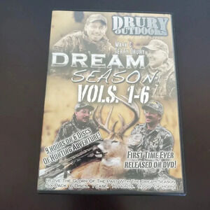 Mark & Terry DRURY OUTDOORS Dream SEASON VOLS 1-6 (DVD) UNTESTED